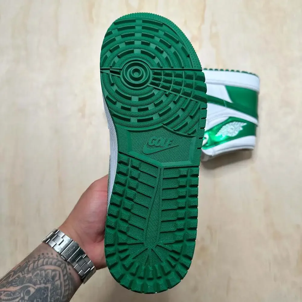 Air Jordan 1 High Golf 'Metallic Green' Shoes - DQ0660-130